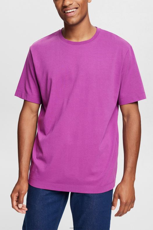 Esprit muškarci obična majica ljubičica majice kratkih rukava A48RT932