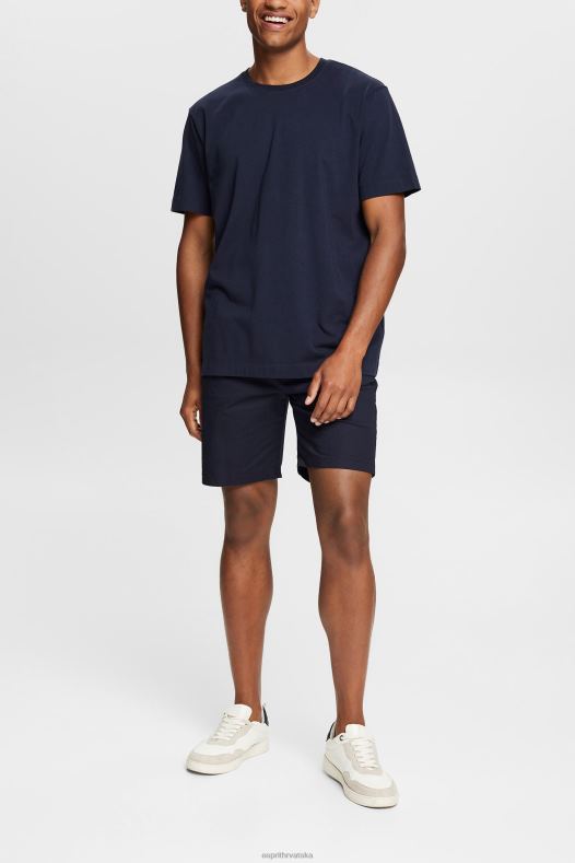 Esprit muškarci obična majica mornarica majice kratkih rukava A48RT930