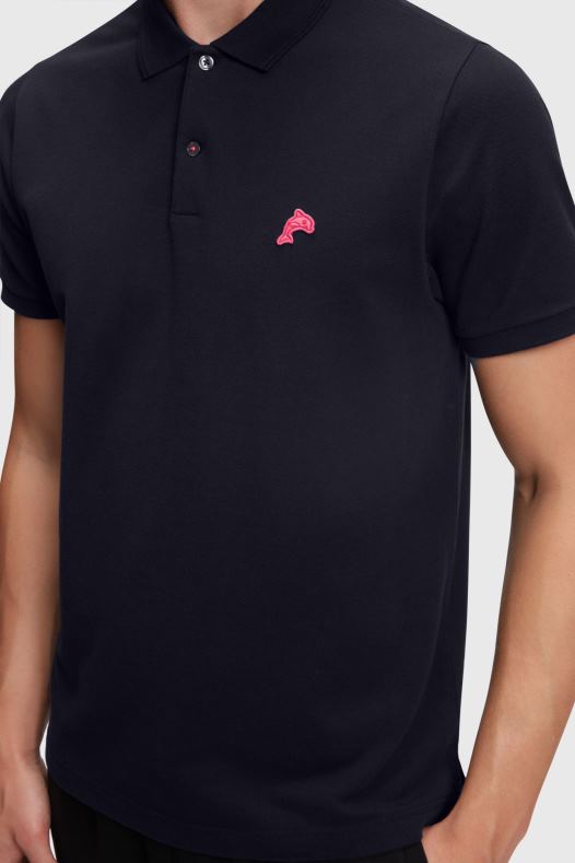 Esprit muškarci delfin teniski klub classic polo crno polos A48RT891