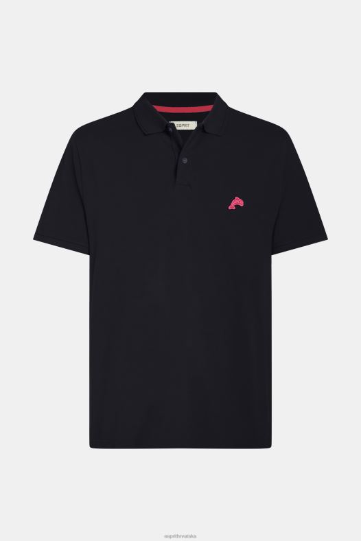 Esprit muškarci delfin teniski klub classic polo crno polos A48RT891