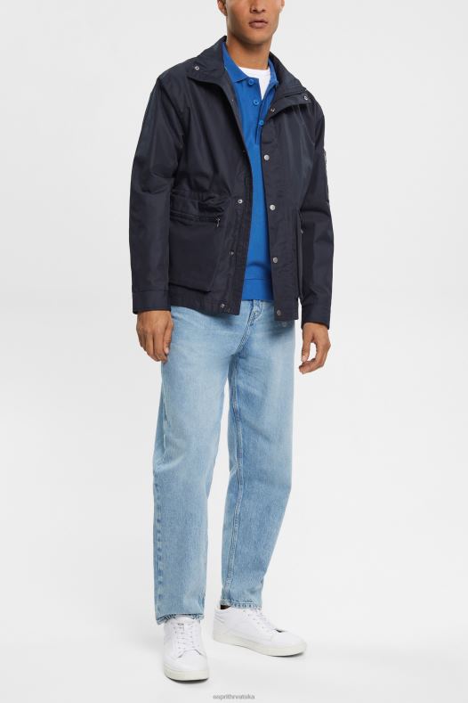 Esprit muškarci pike polo majica dugih rukava plava polos A48RT952