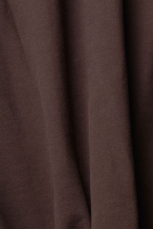 Esprit muškarci pike polo majica dugih rukava tamno smeđa polos A48RT836