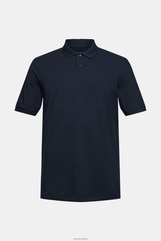 Esprit muškarci pima pamučna pique polo majica mornarica polos A48RT925