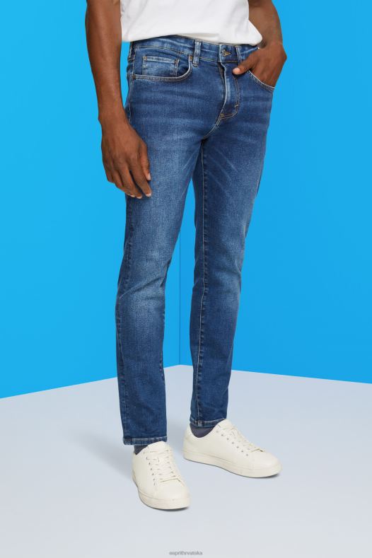 Esprit muškarci slim fit traperice, dual max plava srednje pranje traper A48RT829