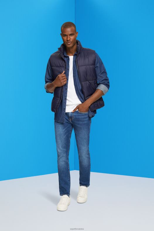 Esprit muškarci slim fit traperice, dual max plava srednje pranje traper A48RT829