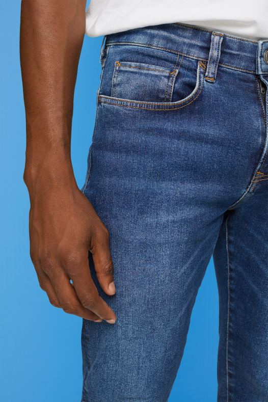 Esprit muškarci slim fit traperice, dual max plava srednje pranje traper A48RT829