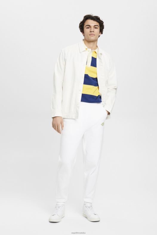 Esprit muškarci joggers s printom logotipa bijela trkači A48RT664