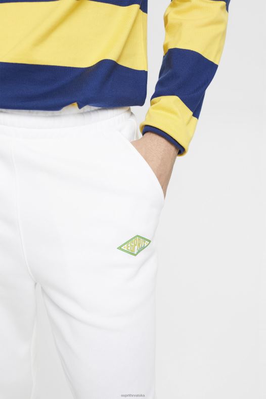 Esprit muškarci joggers s printom logotipa bijela trkači A48RT664