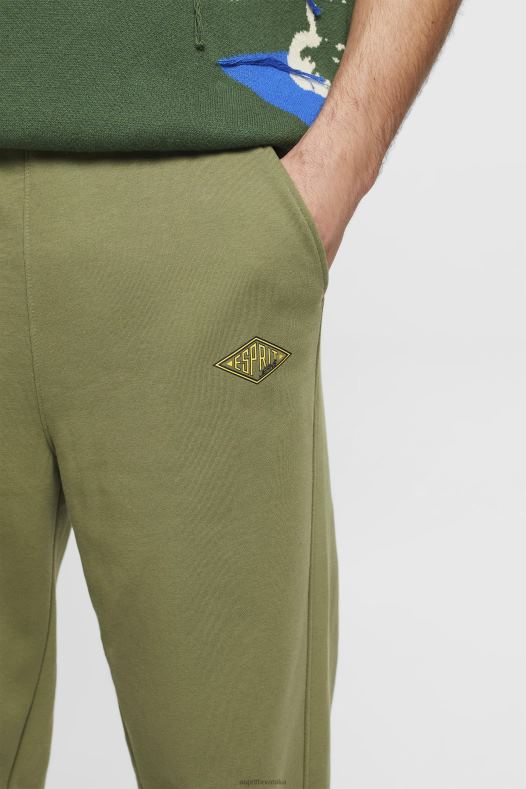 Esprit muškarci joggers s printom logotipa maslina trkači A48RT666