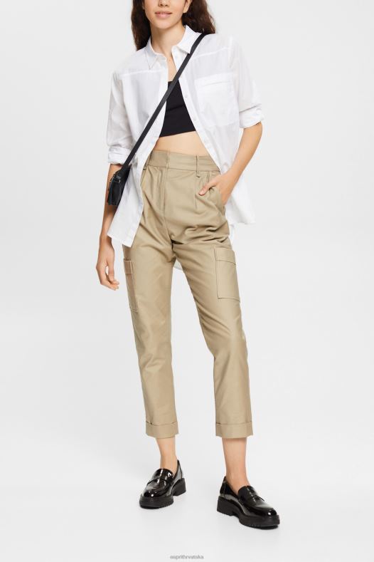 Esprit žene bluza košulja, organski pamuk bijela bluze A48RT541