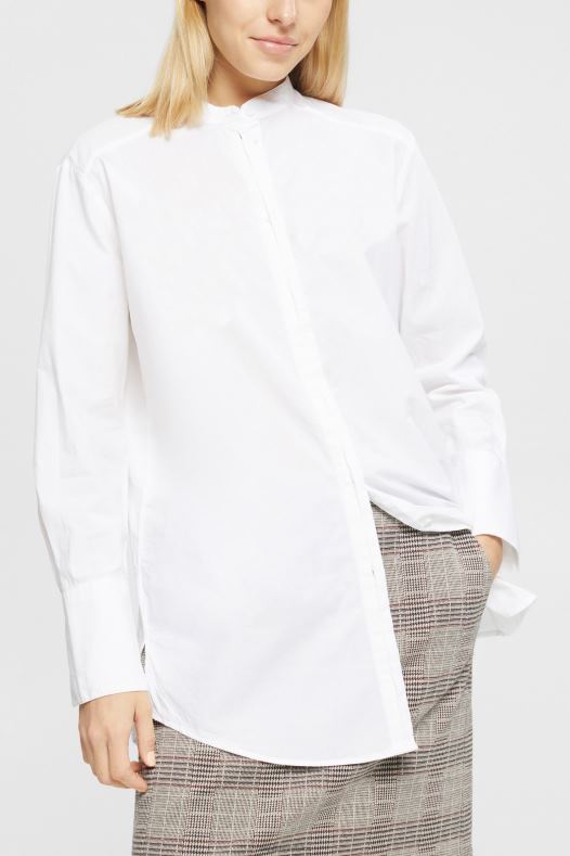 Esprit žene bluza s okruglim izrezom, organski pamuk crno bluze A48RT334