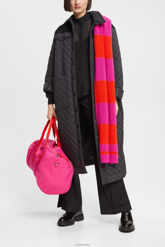 Esprit žene široka bluza od šifona crno bluze A48RT426