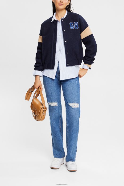 Esprit žene prugasta bluza svijetlo plava bluze A48RT552