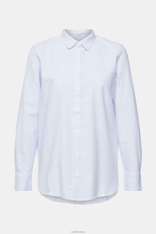 Esprit žene prugasta bluza svijetlo plava bluze A48RT552