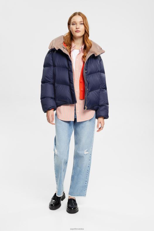 Esprit žene prugasta poplin bluza narančasto crvena bluze A48RT349