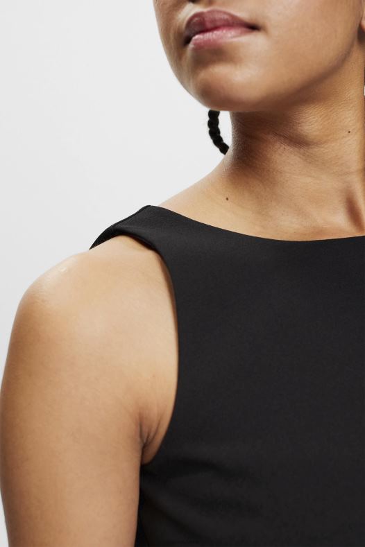 Esprit žene skraćena bluza bez rukava crno bluze A48RT307