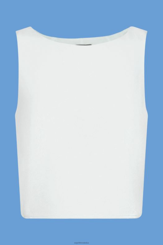 Esprit žene skraćena bluza bez rukava svijetlo vodeno zelena bluze A48RT309