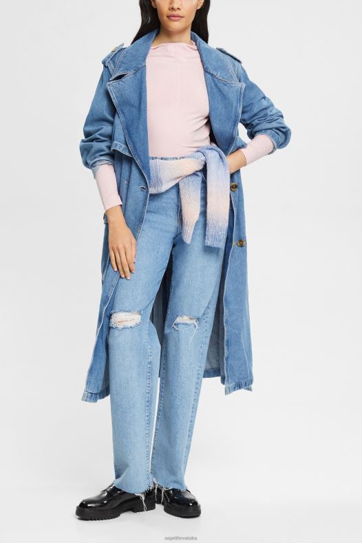 Esprit žene gornji dio dugih rukava s brodskim izrezom svijetloružičasta dugi rukav A48RT368