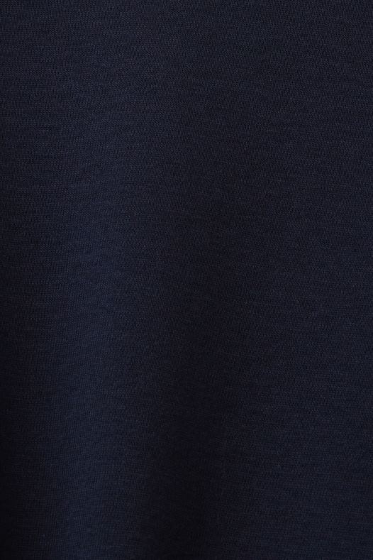 Esprit žene gornji dio dugih rukava s izrezbarenim vratom mornarica dugi rukav A48RT33