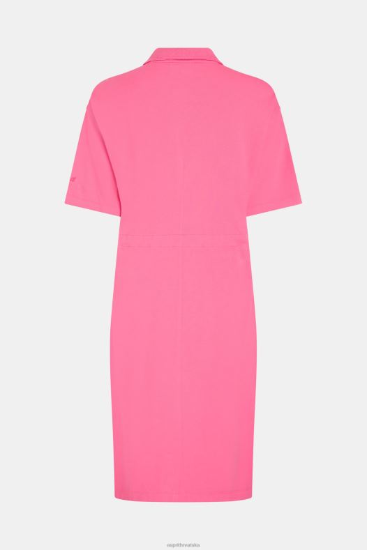 Esprit žene dolphin tennis club plisirana polo haljina ružičasta haljine A48RT503
