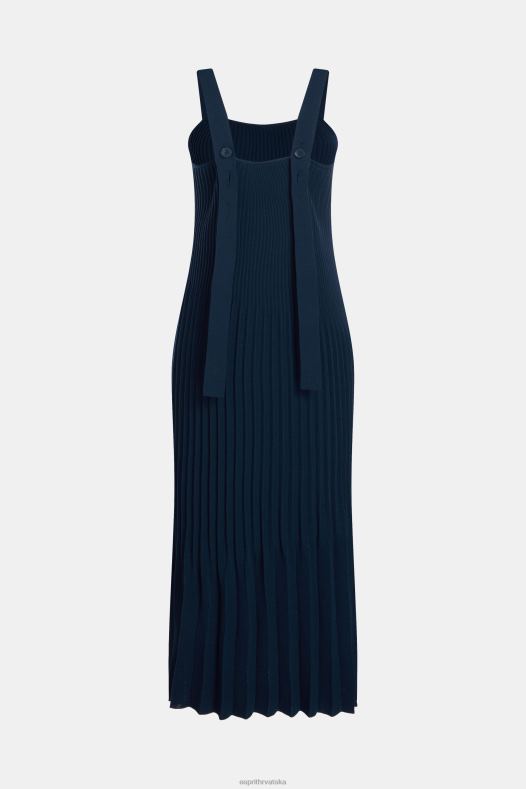 Esprit žene haljina na nabrane naramenice mornarica haljine A48RT388