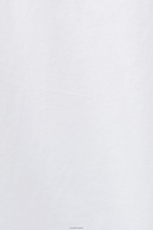 Esprit žene haljina od pamučne čipke do koljena bijela haljine A48RT111