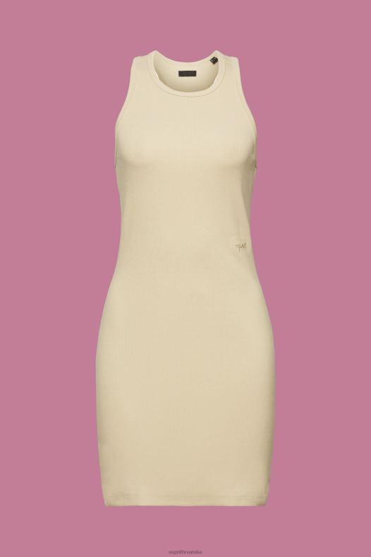 Esprit žene haljina od rebrastog žerseja pijesak haljine A48RT286