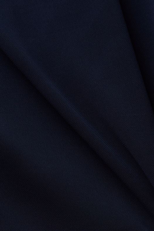 Esprit žene midi haljina od krepa s uzicom mornarica haljine A48RT51