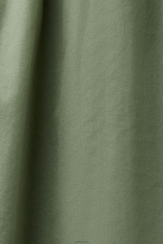 Esprit žene mini haljina od mješavine tkanine blijedo kaki haljine A48RT70