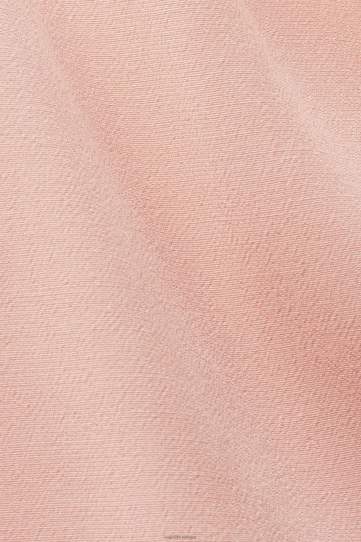 Esprit žene mini haljina s udubljenim strukom ružičasta haljine A48RT229