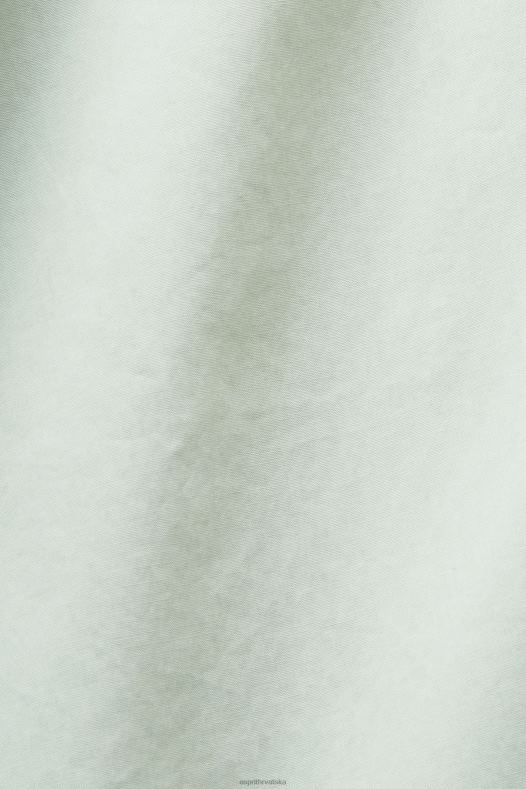 Esprit žene mini košulja haljina, 100% pamuk citrusno zelena haljine A48RT65