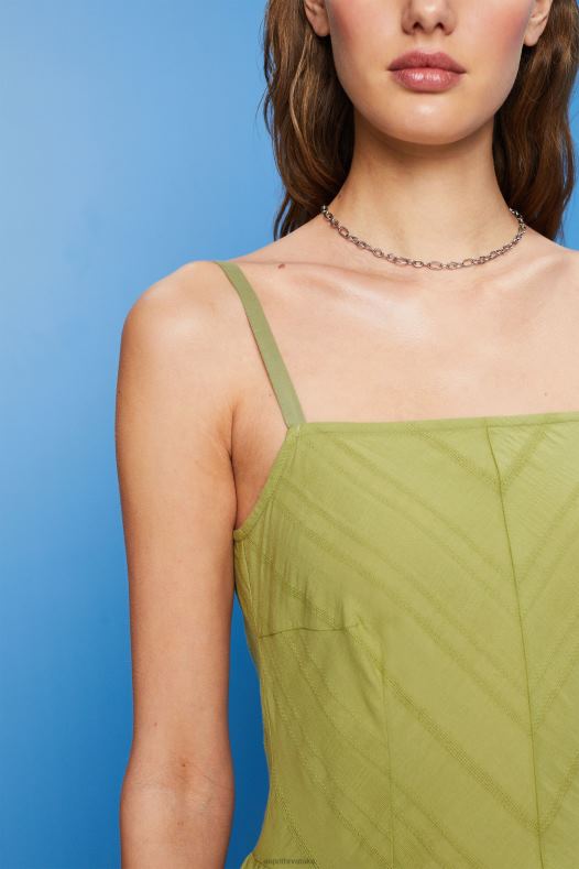 Esprit žene pamučna mini haljina bijela haljine A48RT42