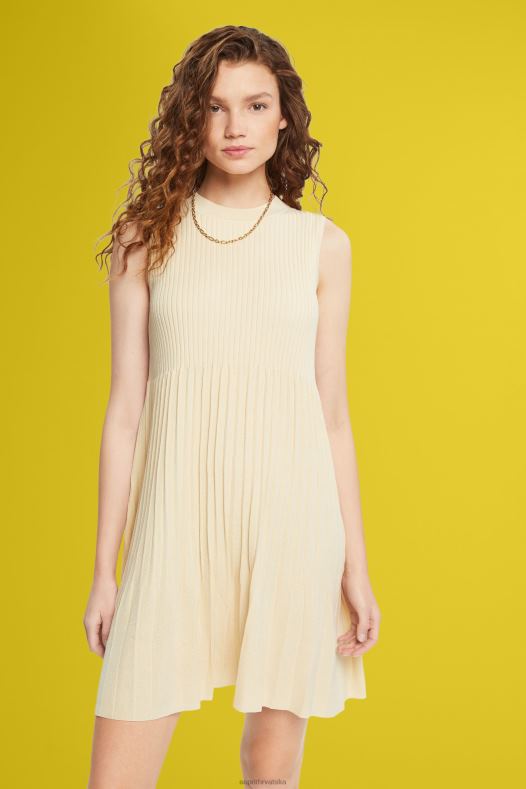 Esprit žene plisirana haljina pijesak haljine A48RT383