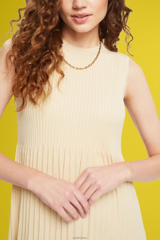 Esprit žene plisirana haljina pijesak haljine A48RT383