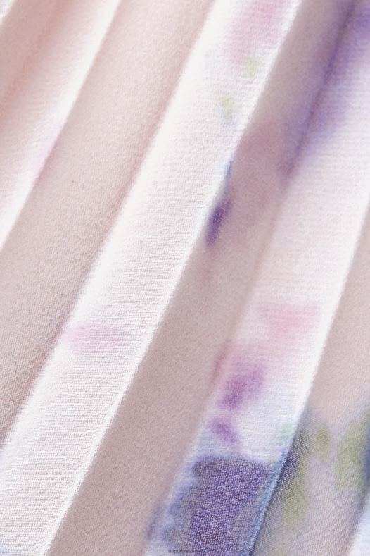 Esprit žene plisirana midi haljina od šifona bijela haljine A48RT94