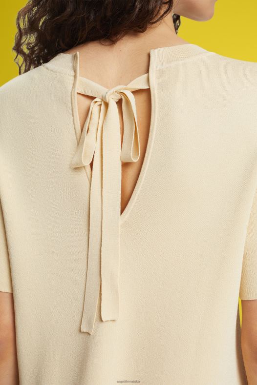 Esprit žene plisirana peplum haljina pijesak haljine A48RT489