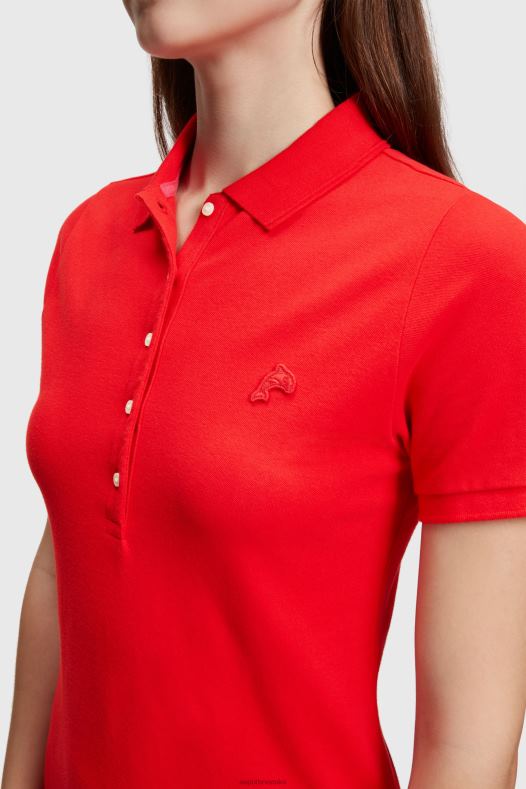Esprit žene teniski klub delfin klasična polo haljina Crvena haljine A48RT507