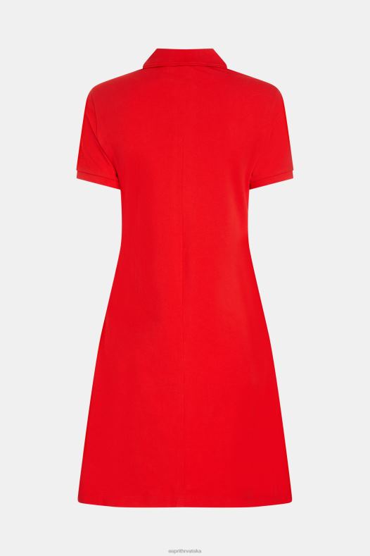 Esprit žene teniski klub delfin klasična polo haljina Crvena haljine A48RT507
