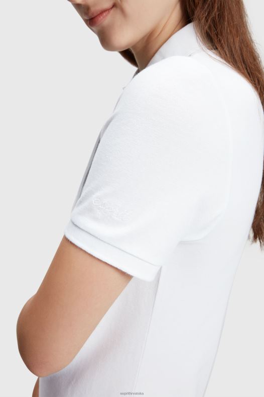 Esprit žene teniski klub delfin klasična polo haljina bijela haljine A48RT505