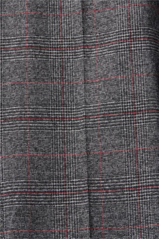 Esprit žene karirane hlače visokog struka antracit hlače & hlače A48RT249