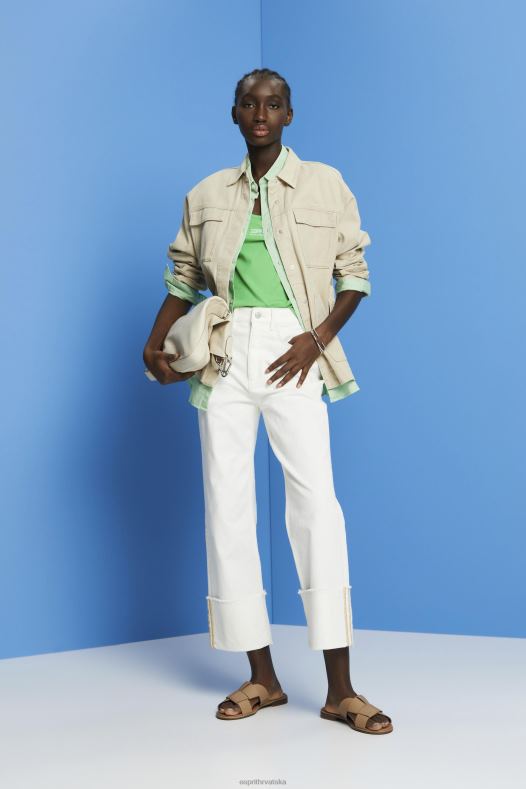 Esprit žene jakna od kepera s remenom pijesak jakne A48RT292