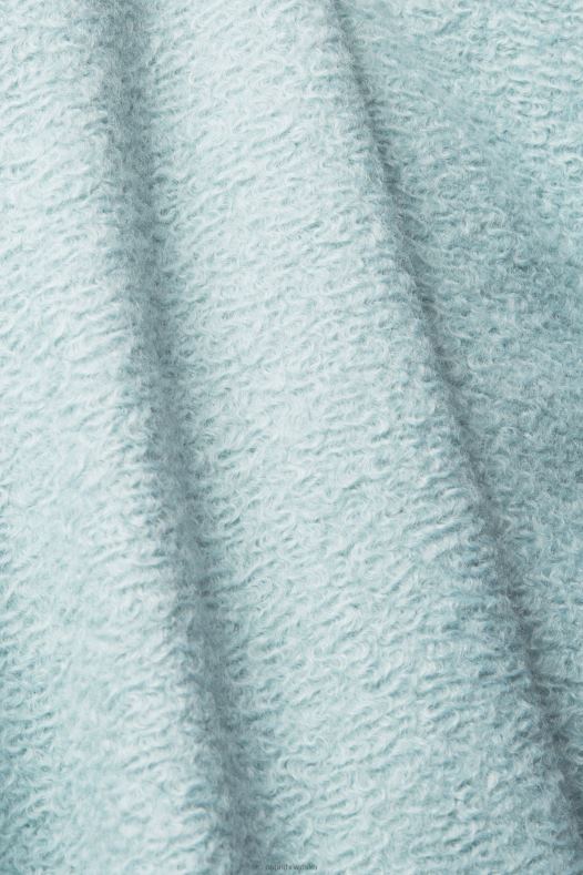 Esprit žene jakna od umjetne vune svijetlo vodeno zelena jakne A48RT436