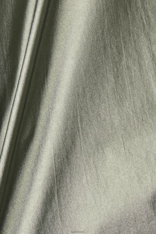 Esprit žene metalik sjajna jakna s kapuljačom tamno plavozelena jakne A48RT267