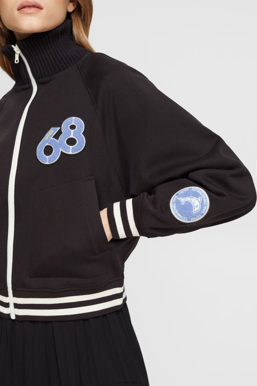 Esprit žene sveučilišna jakna crno jakne A48RT415