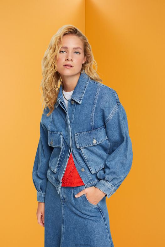 Esprit žene traper jakna plava srednje pranje jakne A48RT549