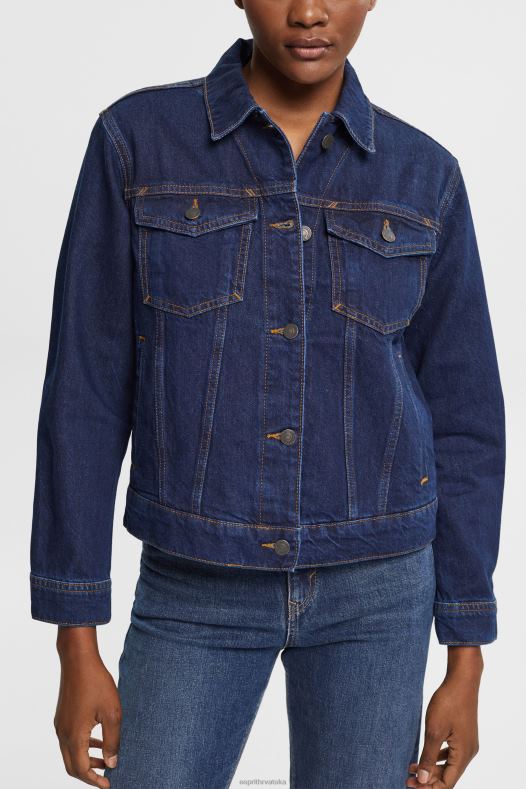 Esprit žene traper jakna plavo tamno pranje jakne A48RT554