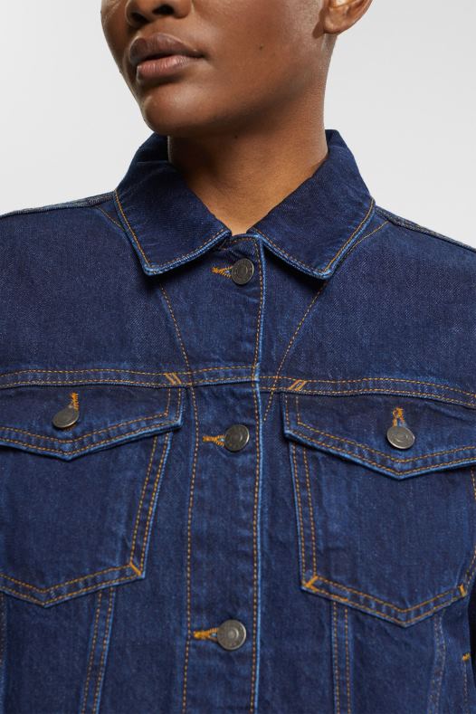 Esprit žene traper jakna plavo tamno pranje jakne A48RT554