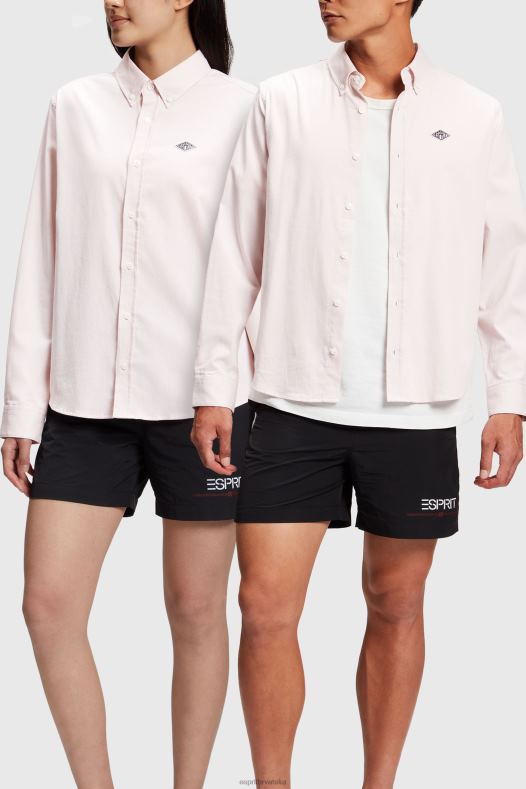 ESPRIT x Rest & Recreation žene capsule oxford košulja ružičasta košulje A48RT473