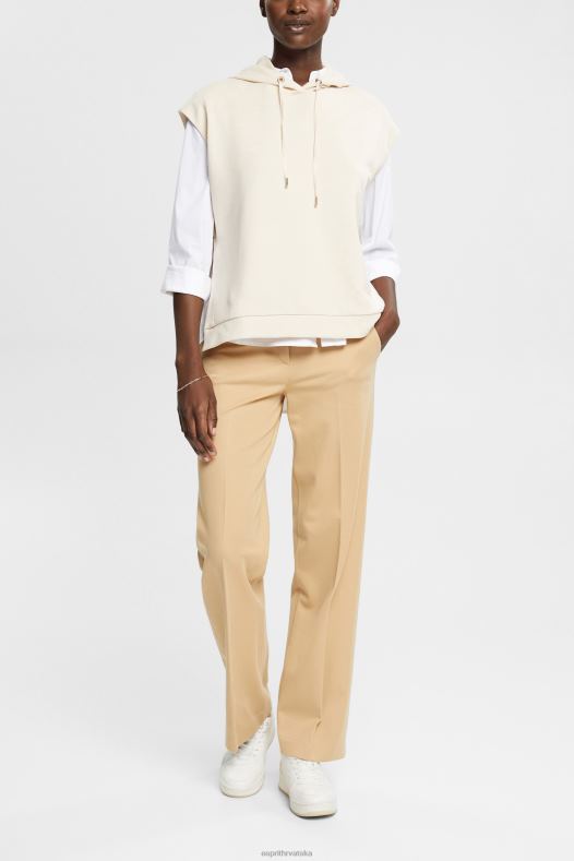 Esprit žene hoodie bez rukava s prorezima sa strane led majice i majice s kapuljačom A48RT532