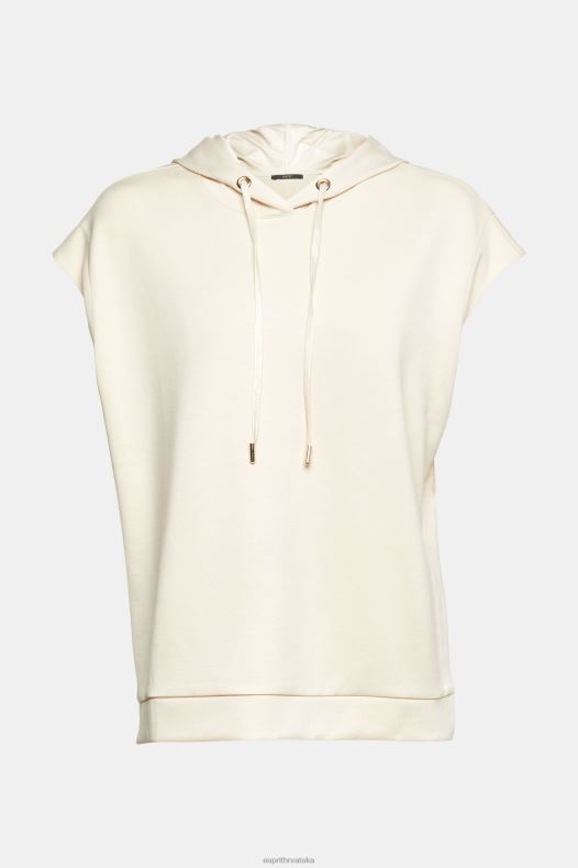 Esprit žene hoodie bez rukava s prorezima sa strane led majice i majice s kapuljačom A48RT532